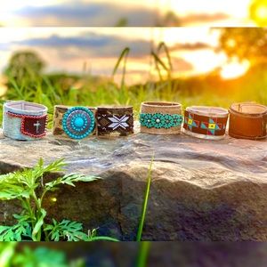 Genuine 💯 Cowhide Cuffs